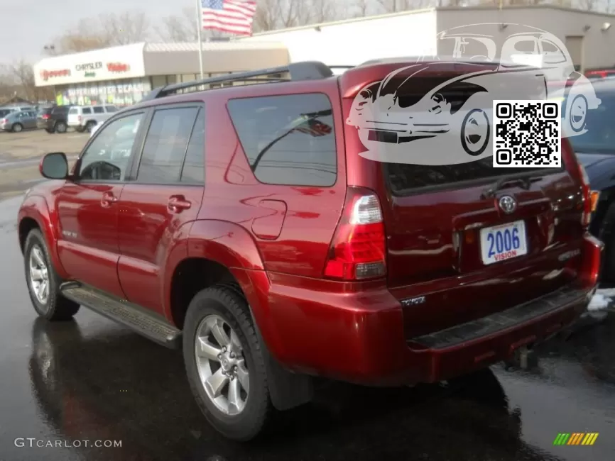 Toyota | 4RUNNER 4 (N210) | 3Q3 - DARK RED, SALSA RED PEARL (2005-2009) 1