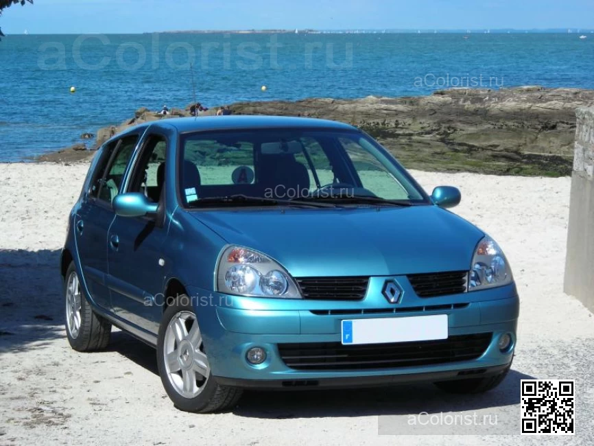 RENAULT | CLIO SYMBOL 2 (X65) | F47 - BLEU CYCLADE, BLUE CYCLADE 0