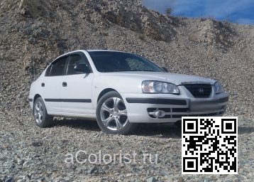 Hyundai | ELANTRA 3 (XD) | NW - NOBLE WHITE, NORDIC WHITE (СОЛИД) 3