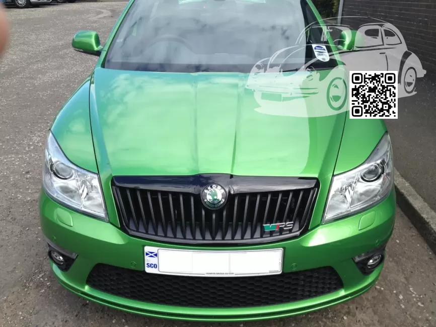 Skoda | OCTAVIA 2 (1Z, A5) | 9585, P7, LF6Z, P7P7 - RALLY GREEN, ZELENA RALLYE, RALLYE GRUEN 1