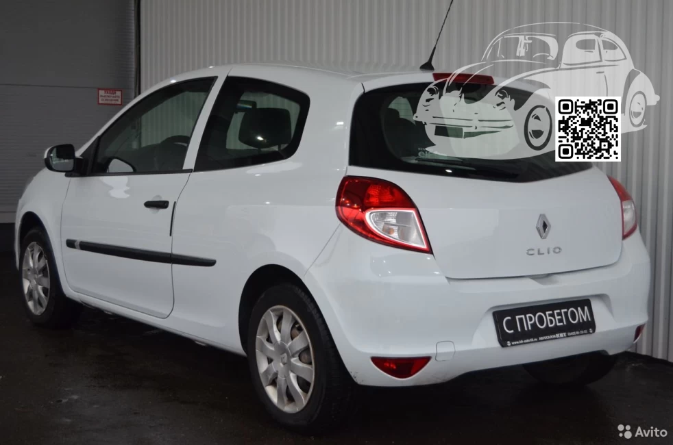 Renault | CLIO 3 (BR, CR, SB, SR) | 369 - BLANC GLACIER, GLACIER WHITE, ARCTIC WHITE, ARKTIS WEISS (СОЛИД) 1