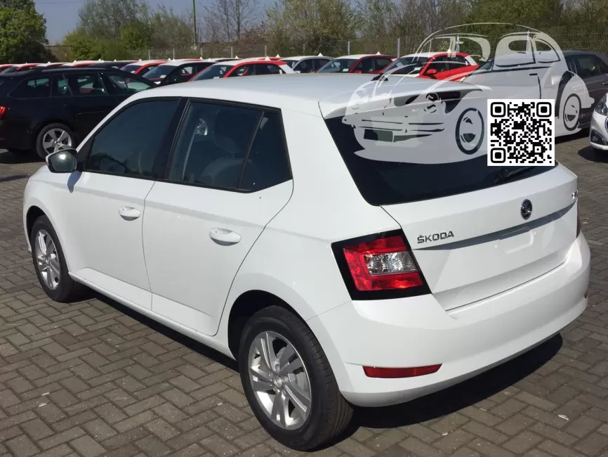 Skoda | FABIA 3 (NJ) | LS9R, 2Y, 2Y2Y - BILA MOON, MOON WHITE, BLANC LUNE, BLANCO NEVADA, NEVADA WHITE 1