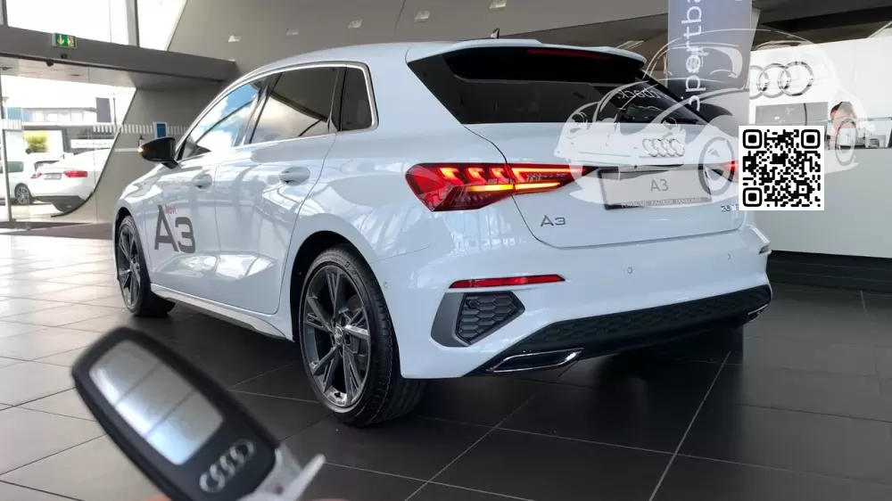 Audi | A3, A3 Sportback IV (8Y) | Y9C, LY9C, T9, T9T9 - IBIS WHITE, IBISWEISS, BLANC IBIS, BIANCO IBIS (СОЛИД) 1