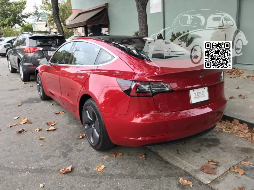 Tesla | MODEL 3 | PPMR - SUNSET RED, RED MULTI-COAT 1