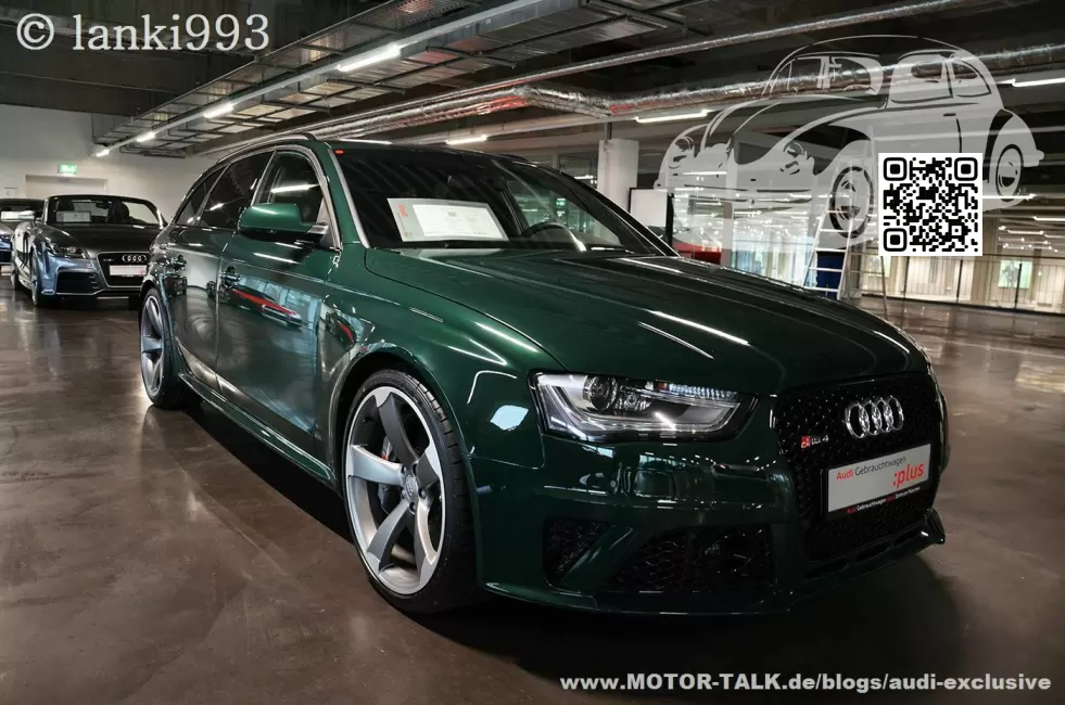 Audi | A4, S4, RS4 (B8, 8K) | Z6B, LZ6B, 3R, 3R3R - MONTERREY GREEN, MONTERREYGRUEN, MONTERREYGRUN PERLEFFECT 0