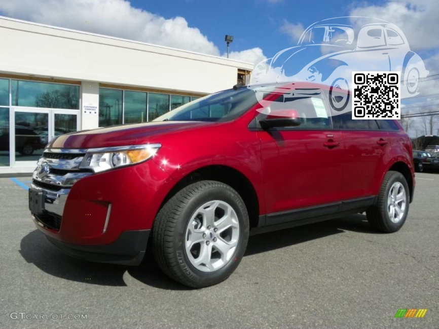 FORD | EDGE (U387) | RR, 7283, DSTEWTA, DSTEXTA, DSTE, 5R - RUBY RED, ROUGE CANDY, RUBY ROT 0