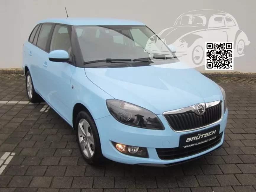 Skoda | FABIA 2 | 9592, LS5K - MODRA SKY, SKY BLUE, SKY BLAU, AZUL SKY (СОЛИД) 0