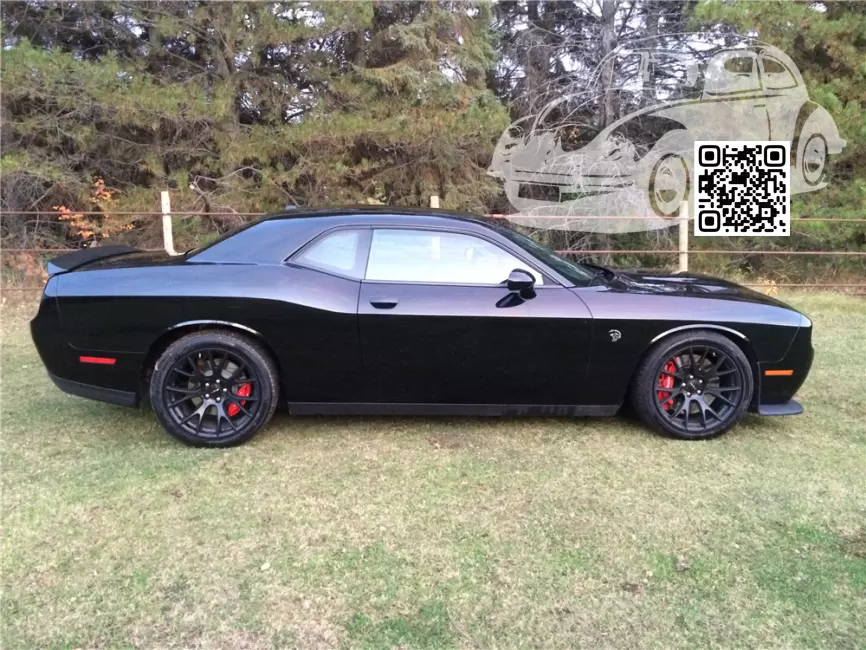 Dodge | CHALLENGER 3 (LC) | X8, DX8, PX8 - BLACK, GLOSS BLACK, PITCH BLACK (СОЛИД) (с 2013) 1