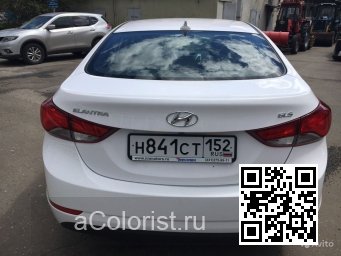 Hyundai | ELANTRA, AVANTE 5 (MD, UD) | PYW - POLAR WHITE (СОЛИД) 2