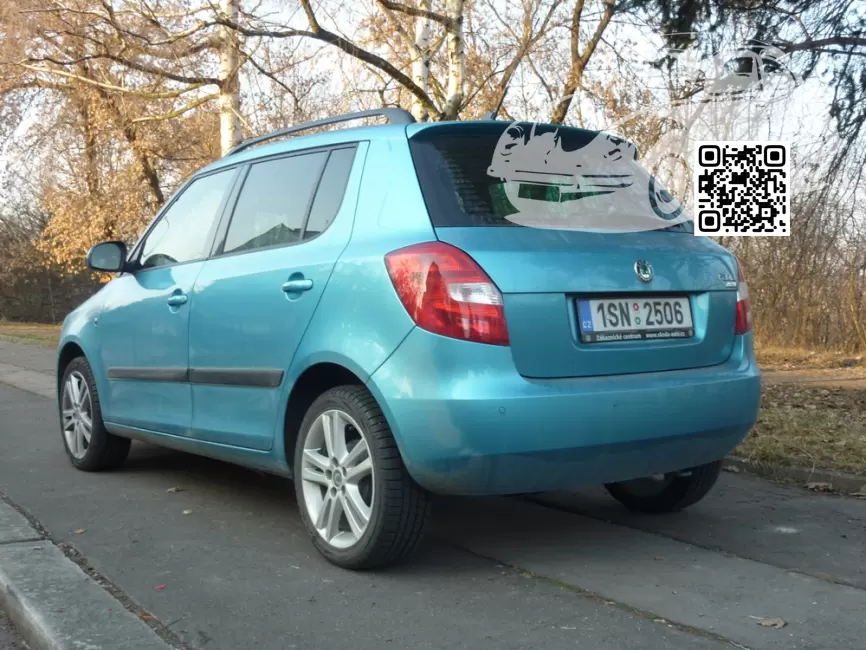 Skoda | FABIA 2 | LF5B, F5B, 9933 - MODRA SEA, BELOVED BLUE, SEA BLUE 1
