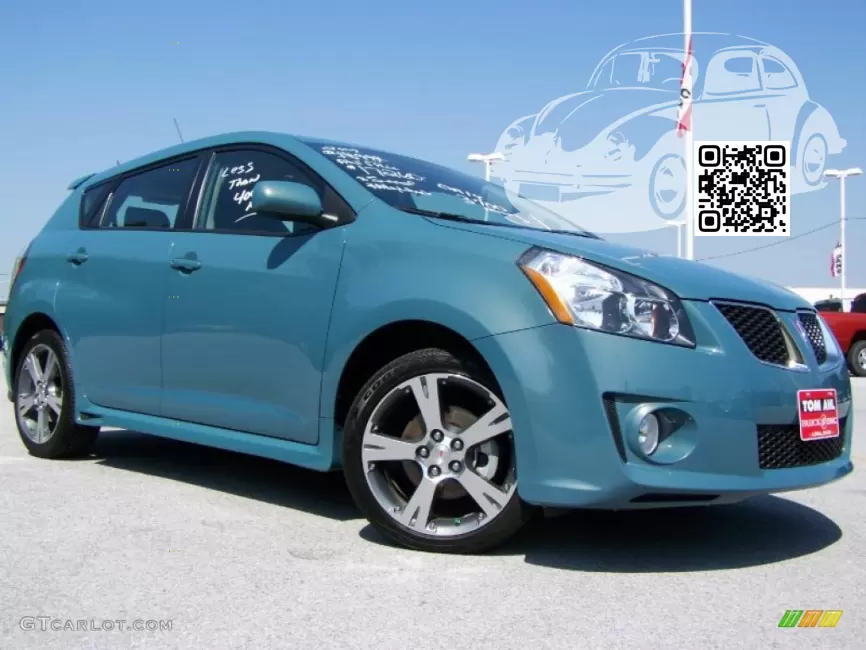 Pontiac | VIBE | 82U, 601R - MYSTIC BLUE METALLIC, TRAVERSE BLUE (2009) 0