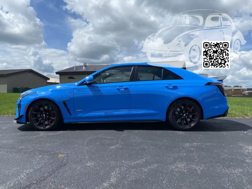 Cadillac | CT4 | GMO, 632D - ELECTRIC BLUE, RAPID BLUE (СОЛИД) (CT4-V) 0