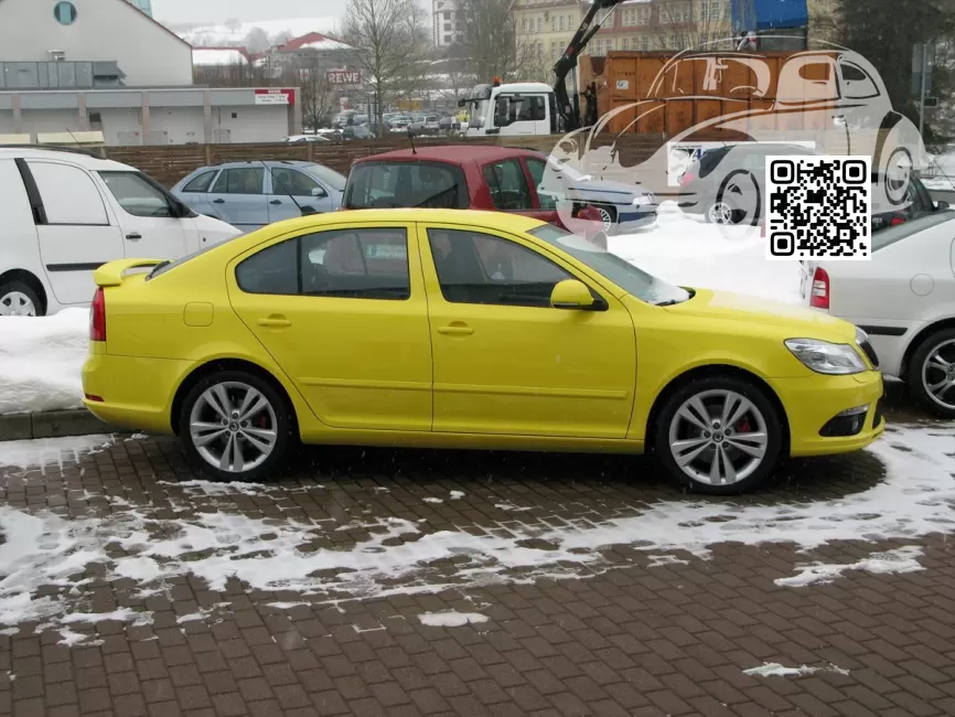 Skoda | OCTAVIA 2 (1Z, A5) | 6226, F2, LF1F, F2F2 - ZLUTA SPRINT, SPRINT GELB UNI (СОЛИД) 1