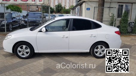Hyundai | ELANTRA, AVANTE 4 (HD) | 7F - CRYSTAL WHITE, CAPTIVA WHITE (СОЛИД) 2