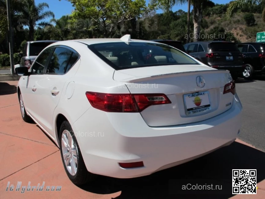 ACURA-ILX (DE1/2/3)-NH788P, NH788PX - BELLANOVA WHITE PEARL (2013-2018) 8