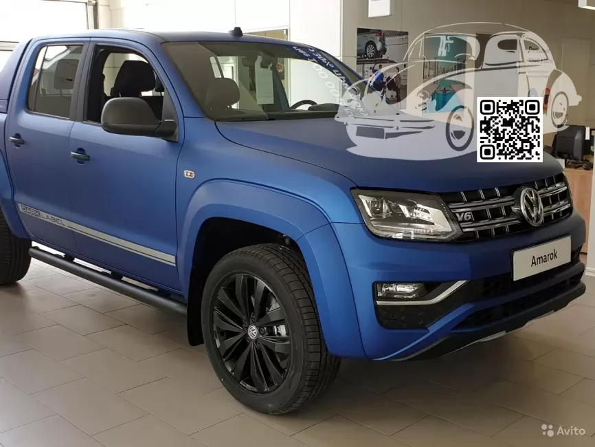 Volkswagen | AMAROK (N817) | LN5K - RAVENNA BLUE MATT, RAVENNABLAU MATT (Матовый) 0