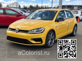 Volkswagen | GOLF 7 | L132, 9106 - GINSTER YELLOW, GINSTERGELB, JAUNE GINSTER (СОЛИД) 2