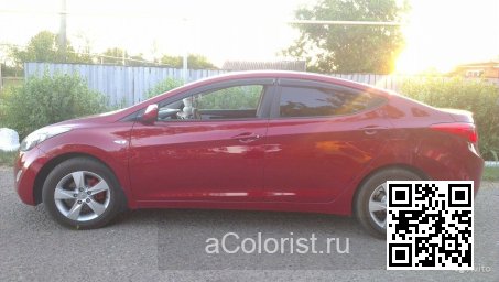 Hyundai | ELANTRA, AVANTE 5 (MD, UD) | YR7 - BRILLIANT RED, GERANIUM RED 2