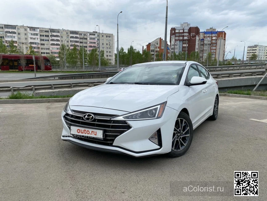 Hyundai | ELANTRA, AVANTE 6 (AD) | WW8, W8 - QUARTZ WHITE PEARL, ICE WHITE (с 2019) 0