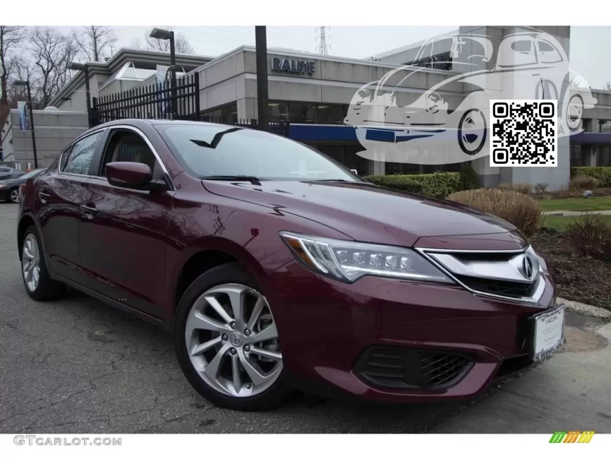 Acura-ILX (DE1/2/3)-R548P, R548PX - BASQUE RED PEARL II (с 2016) 0