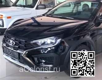 Lada | VESTA | 672 - ЧЕРНАЯ ПАНТЕРА, BLACK PANTERA (СОЛИД) (с 2023) 1