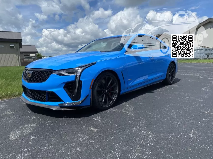 Cadillac | CT4 | GMO, 632D - ELECTRIC BLUE, RAPID BLUE (СОЛИД) (CT4-V) 1