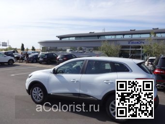 Renault | KADJAR | 369 - BLANC GLACIER, GLACIER WHITE, GLACIER VALKOINEN, ARCTIC WHITE, ARKTIS WEISS (СОЛИД) 1
