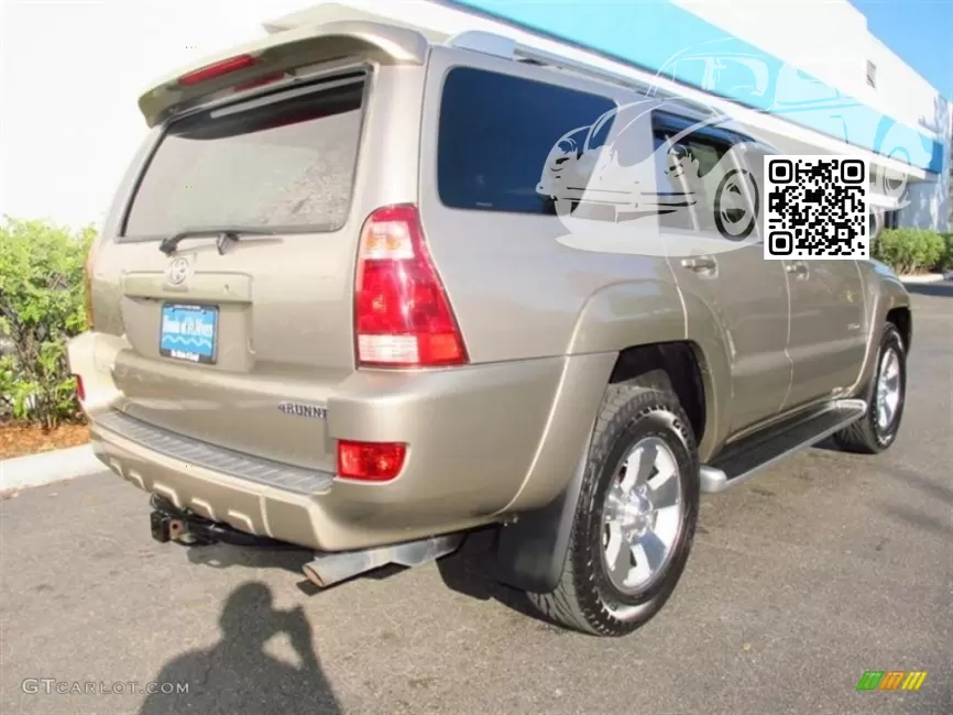 Toyota | 4RUNNER 4 (N210) | 587 - DORADO GOLD, DORADO GOLD PEARL, BEIGE MICA, CHAMPAGNE (2003-2005) 1
