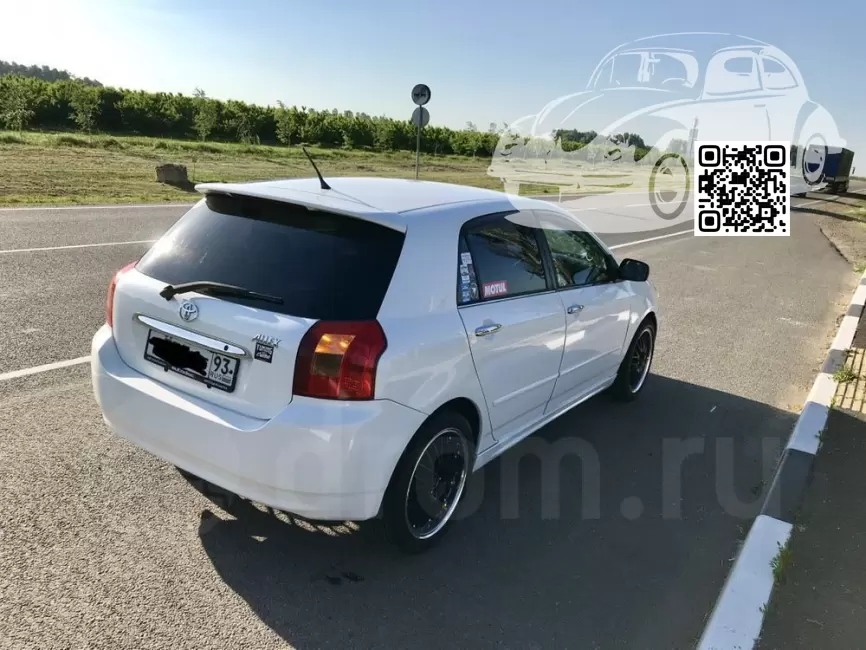 Toyota | ALLEX, COROLLA RUNX | 057 - WHITE, GOLDEN PEARL 1