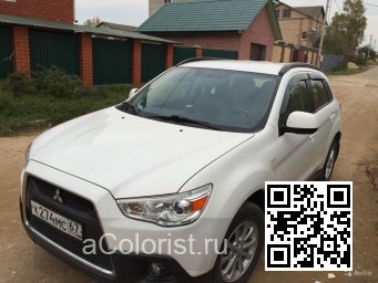 Mitsubishi | ASX, OUTLANDER SPORT (GA, XA, XB, XC, XD) | W19 - WHITE SOLID, ALPINE WHITE, ISLAND-WEISS (СОЛИД) 1