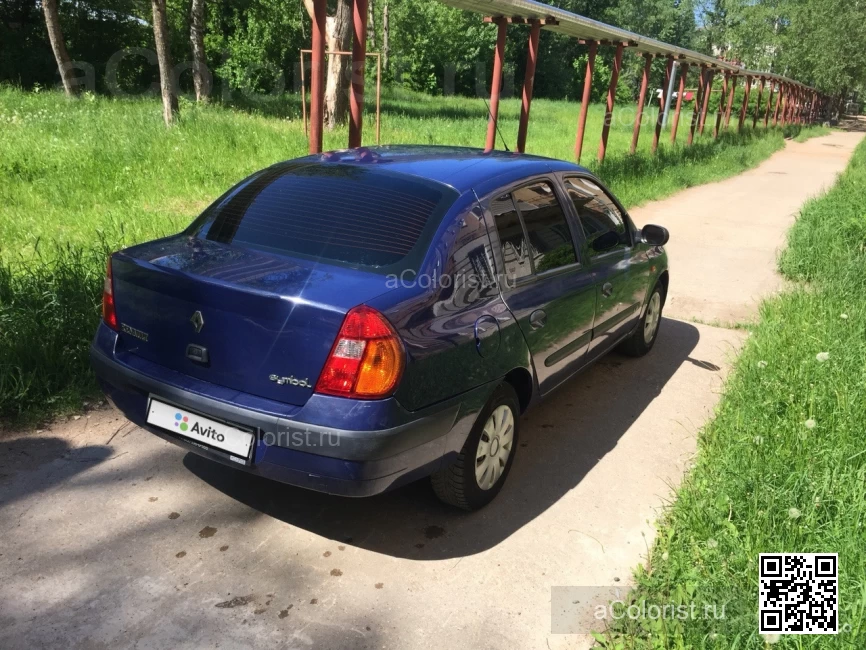 RENAULT | CLIO SYMBOL 2 (X65) | 460 - BLEU ROY, BLUE ROY (СОЛИД) 1