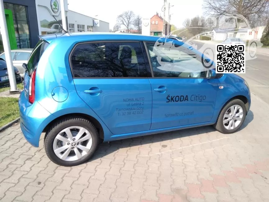 Skoda | CITIGO | 3K, W5M, LW5M, 3K3K - COSTA AZUL, CRYSTAL BLUE, NIEBIESKI CRYSTAL 1
