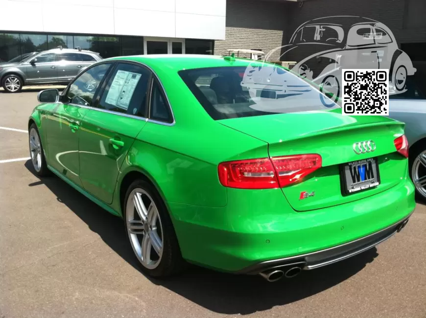 Audi | A4, S4, RS4 (B8, 8K) | 225 - VIPER GREEN, VIPERGRUEN, VIPERGRÜN (СОЛИД) 1