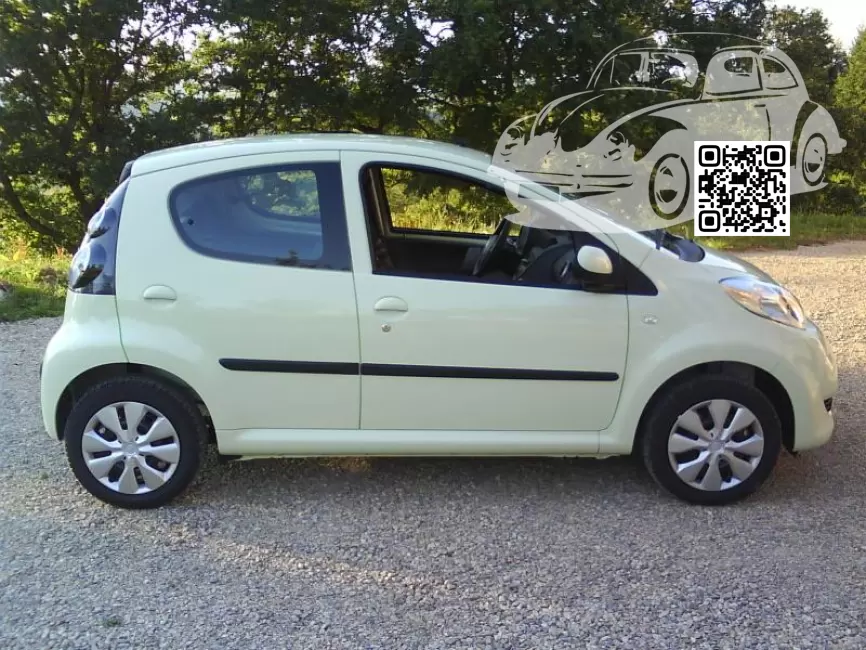 Citroen | C1 (PM, PN) | J8, KDH, J8P0 - TRITIUM, JAUNE TRITIUM, TRITIUM YELLOW (СОЛИД) (2008-2013) 1