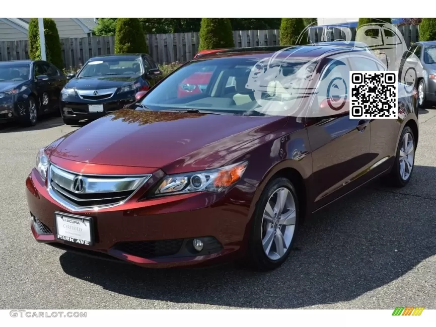 Acura-ILX (DE1/2/3)-R543P, R543PX - CRIMSON GARNET PEARL (2013-2015) 1