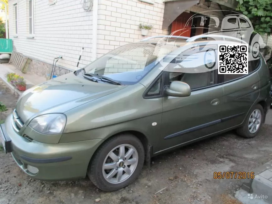 CHEVROLET, DAEWOO | REZZO, TACUMA | 44V, 17U, 224L - KHAKI GREEN 0