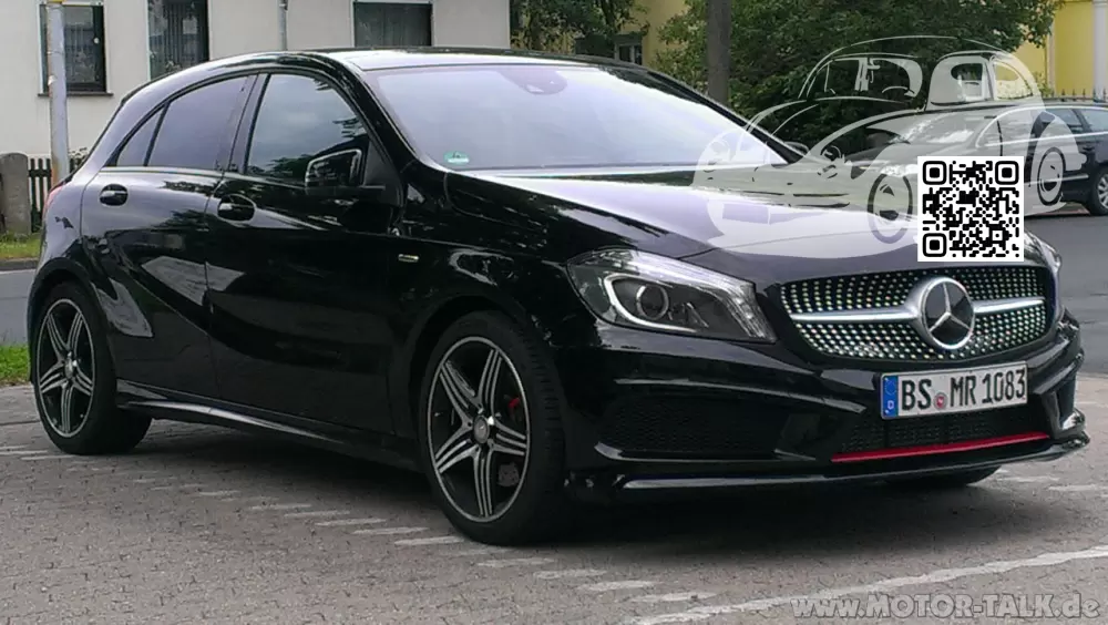 Mercedes | A-Class (W176) | 696, 696U, 9696 - NIGHT BLACK, NACHTSCHWARZ (СОЛИД) 0