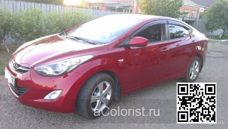 Hyundai | ELANTRA, AVANTE 5 (MD, UD) | YR7 - BRILLIANT RED, GERANIUM RED 0