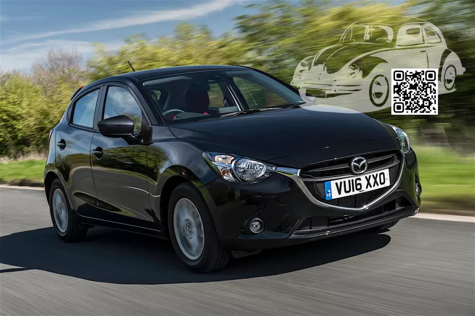 Mazda | 2 (DJ) | 41W - JET BLACK, BLACK MICA, JET SCHWARZ 1