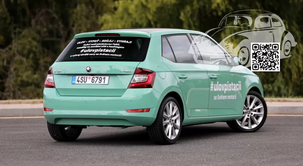 Skoda | FABIA 3 (NJ) | 5110, 5Y, F6R, LF6R, 5Y5Y, 9663 - FANTASY GREEN, ZELENA FANTASY, FANTASYGRUEN (СОЛИД) 1