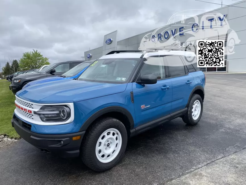 Ford | BRONCO | KY, 7469, 2DRE - PEAK BLUE (Heritage Limited Edition) (с 2022) 0