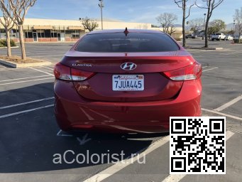 Hyundai | ELANTRA, AVANTE 5 (MD, UD) | RER, TR, TR2 - VENETIAN RED 3