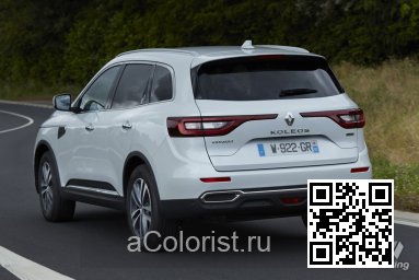 Renault | KOLEOS 2 | QXB - BLANC, SOLID WHITE, ARCTIC WHITE (СОЛИД) 2