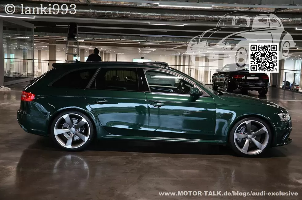 Audi | A4, S4, RS4 (B8, 8K) | Z6B, LZ6B, 3R, 3R3R - MONTERREY GREEN, MONTERREYGRUEN, MONTERREYGRUN PERLEFFECT 1