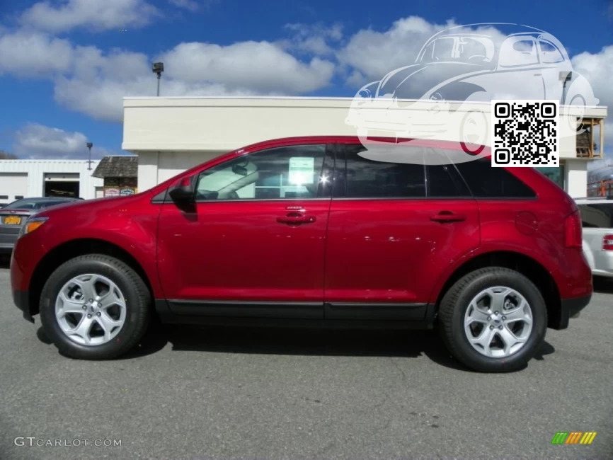 FORD | EDGE (U387) | RR, 7283, DSTEWTA, DSTEXTA, DSTE, 5R - RUBY RED, ROUGE CANDY, RUBY ROT 1