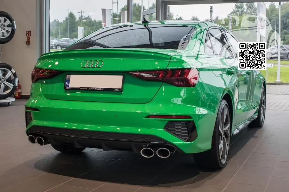 Audi | A3, A3 Sportback IV (8Y) | 2D8, L2D8 - GRUN UNI, PORSCHE GRUN, PORSCHE GREEN, GRUN UNI (СОЛИД) (Porsche) 1