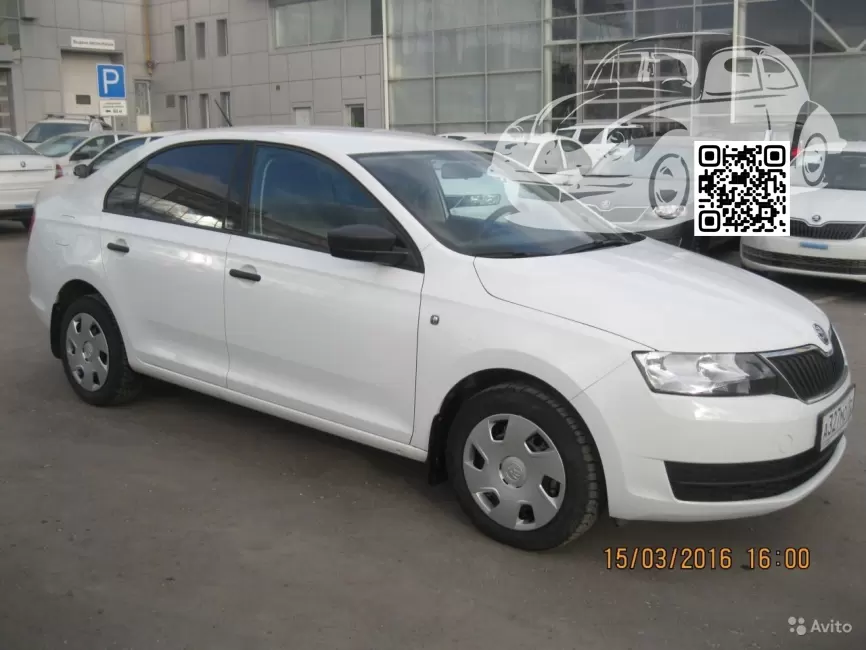 Skoda | RAPID (NH1, NH3, NK3) | 1026, 9P, LF9E, LB9A, 9P9P - CANDY WHITE (СОЛИД) 1