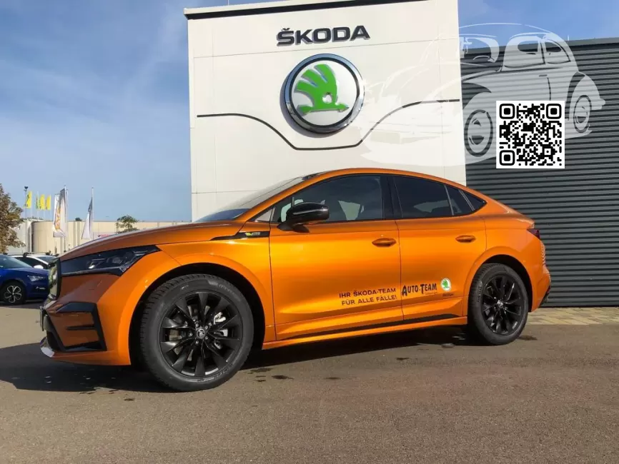 Skoda | ENYAQ COUPE RS iV | LA2Z, 2X, A2Z, 2X2X - PHOENIX ORANGE, PHOENIX ORANGE PREMIUM METALLIC 0