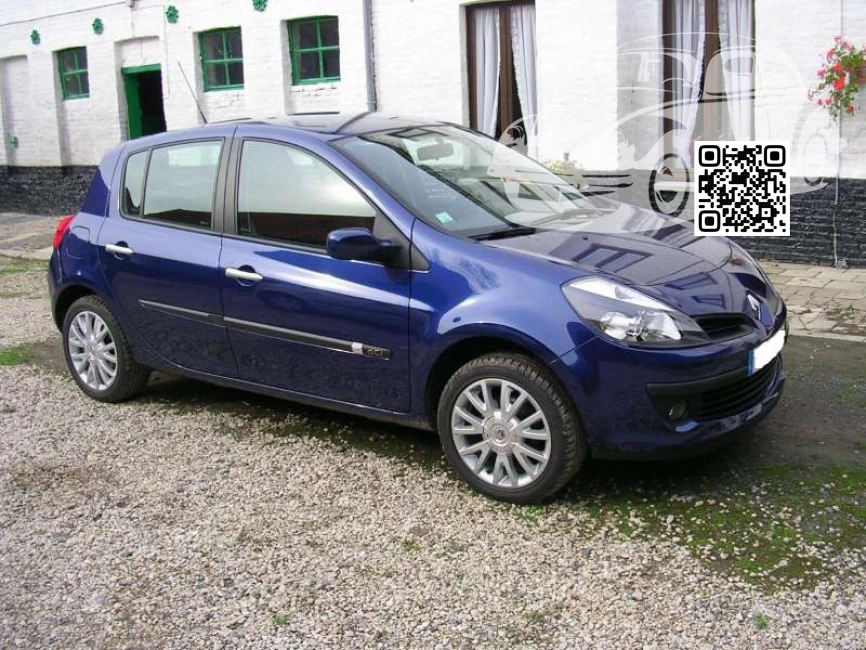 Renault | CLIO 3 (BR, CR, SB, SR) | 432 - BLEU METHYL, BLUE METHYL 0