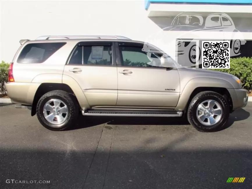 Toyota | 4RUNNER 4 (N210) | 587 - DORADO GOLD, DORADO GOLD PEARL, BEIGE MICA, CHAMPAGNE (2003-2005) 0
